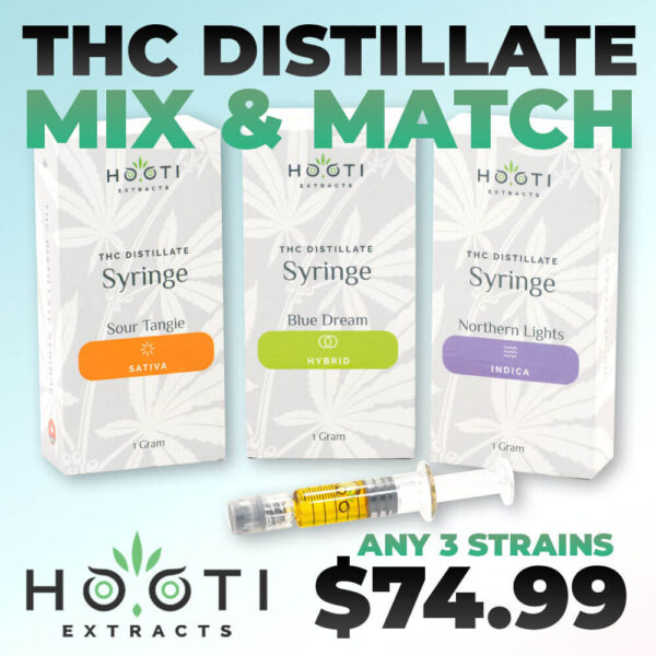 Hooti-THC-Distillate-3-Pack Hooti Extracts THC Distillate Syringe 3 Pack
